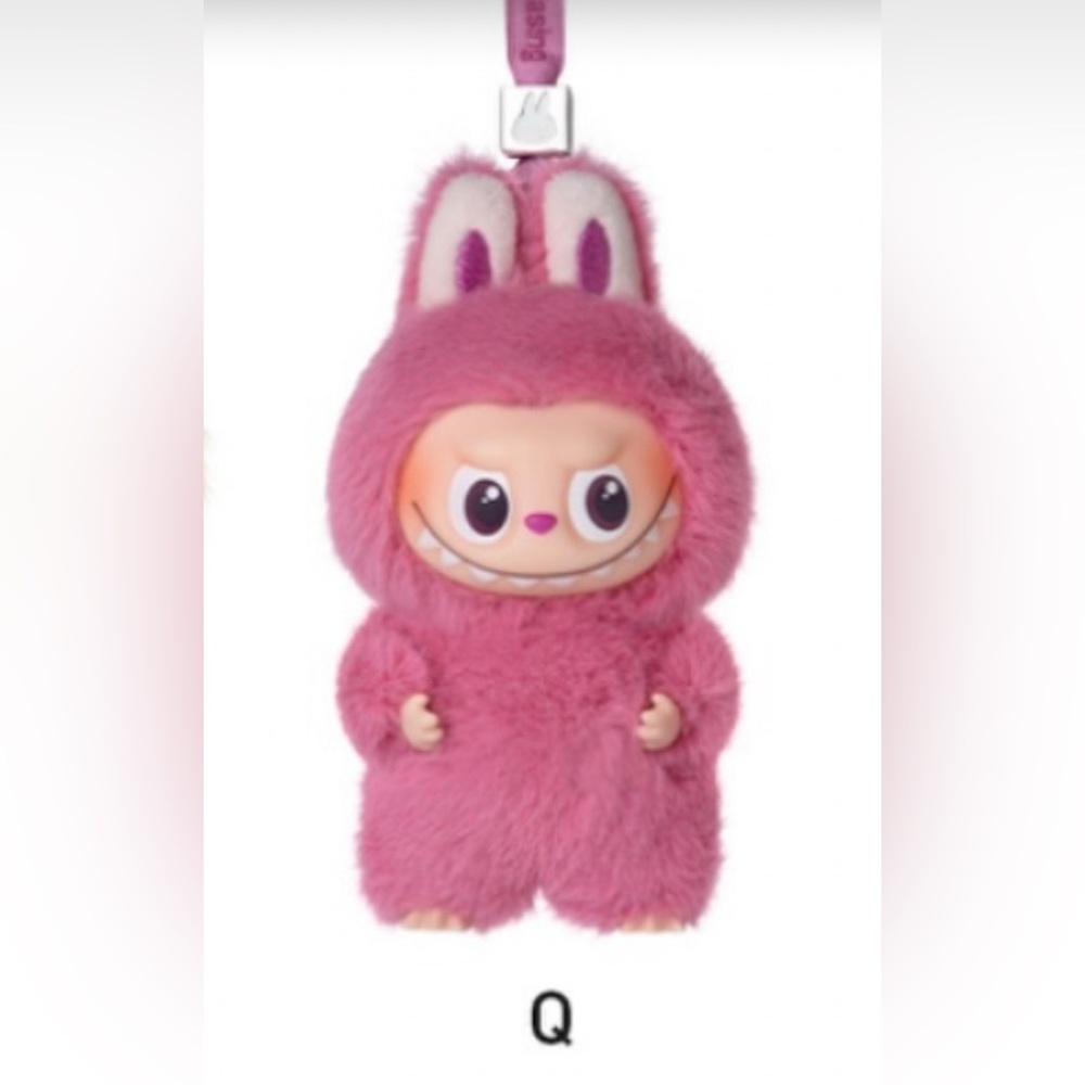 POP MART Letter Q CONFIRMED PIN FOR LOVE Series The Monsters Labubu Plush Doll